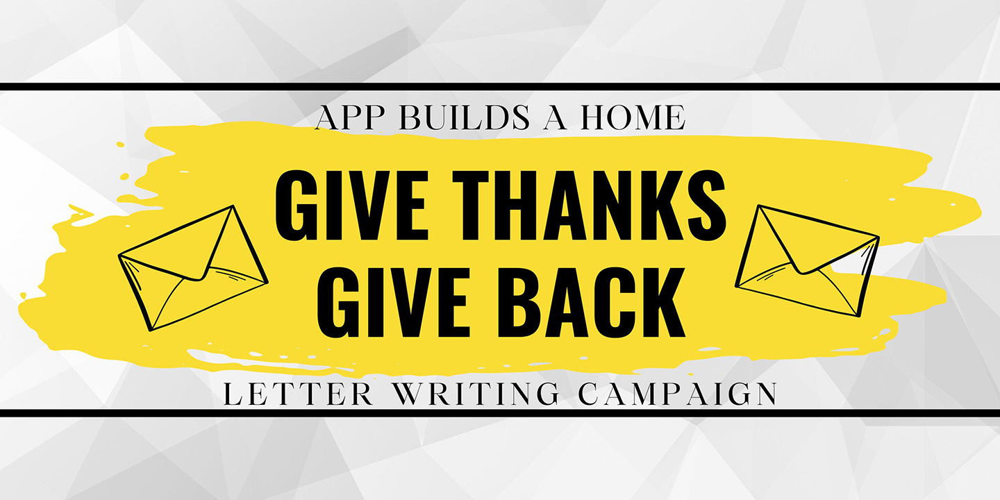 Give Thanks Give Back Letter Writing Campaign